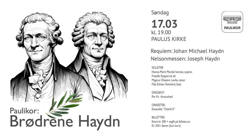 Konsert med Paulikor 17. mars