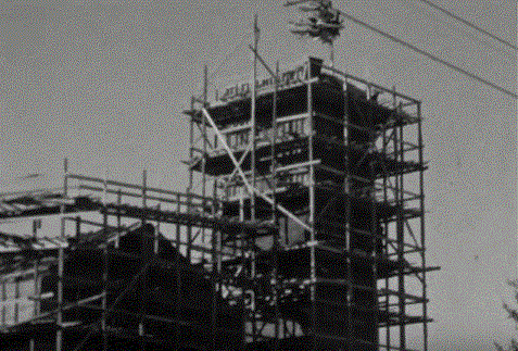 Byggingen av Røa kirke - en filmsnutt