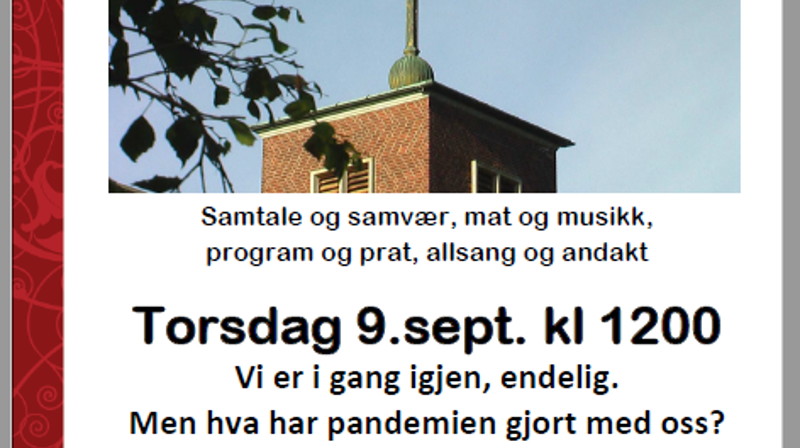 Lunsjtreff i Røa kirke starter igjen