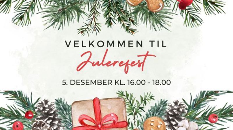 Velkommen til juletrefest