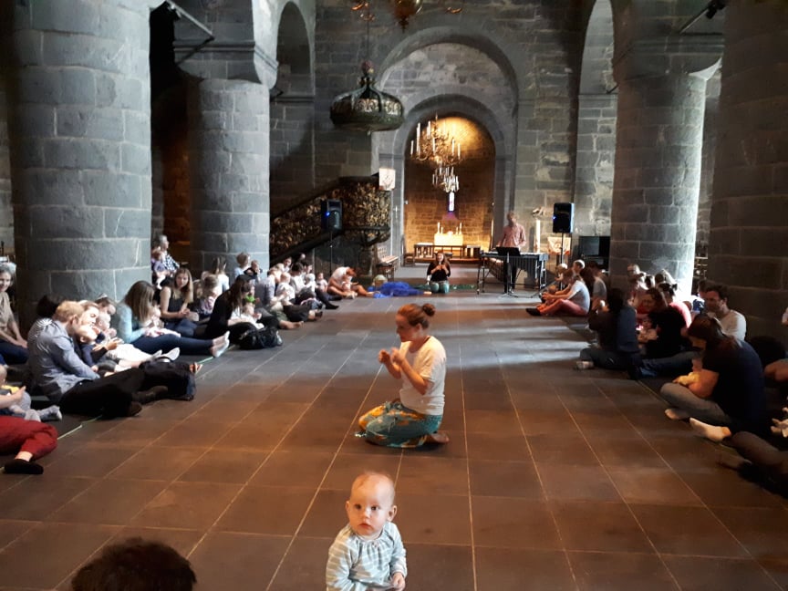 Babykonserten 2019 i Gamle Aker kirke. Foto: Ida Gilbert