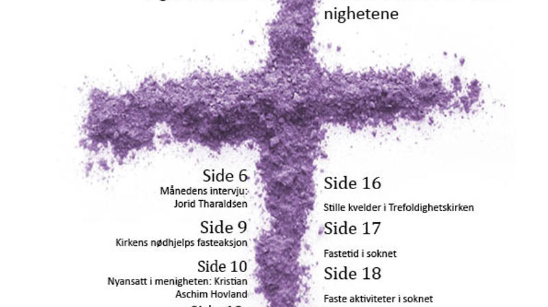 Nytt menighetsblad: Vi er i fastetiden