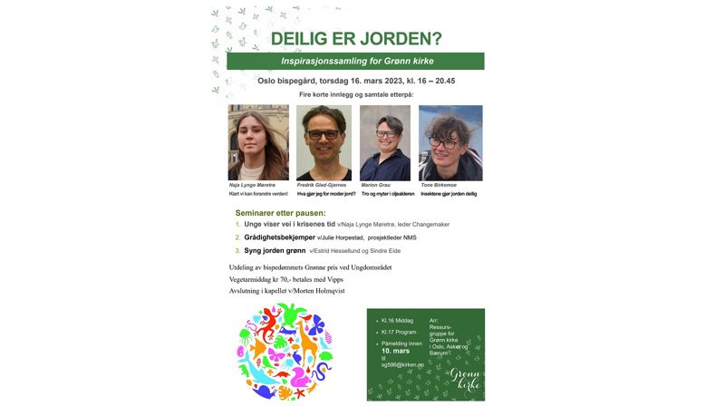Inspirasjonssamling for Grønn kirke i bispegården