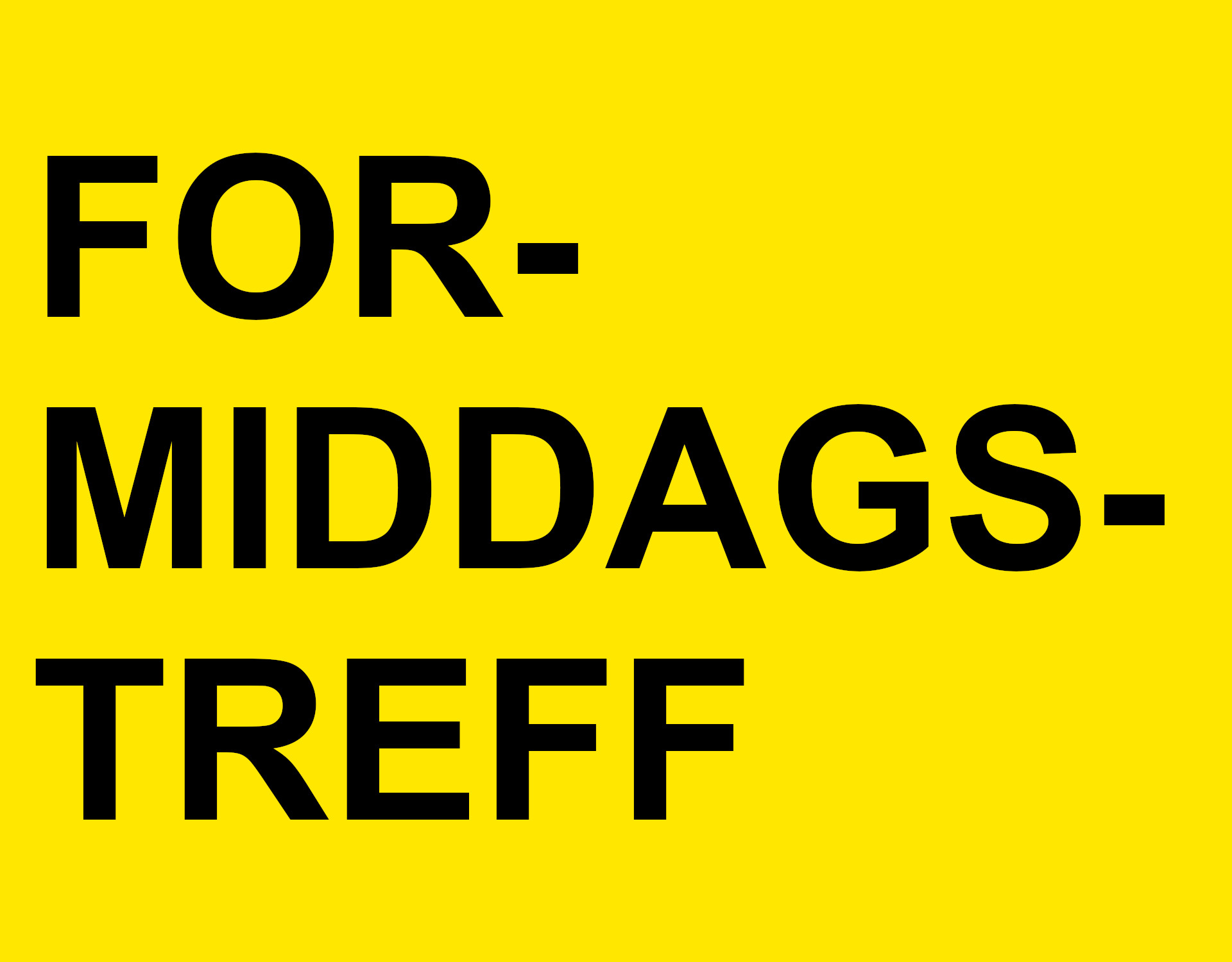 Formiddagstreff