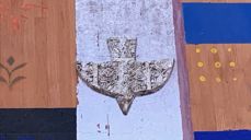 Fra altertavla i Voksen kirke