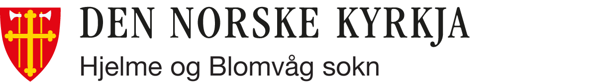 Hjelme og Blomvåg sokn logo