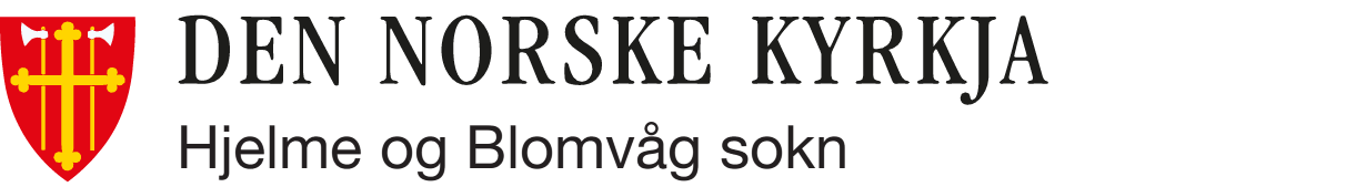 Hjelme og Blomvåg sokn logo