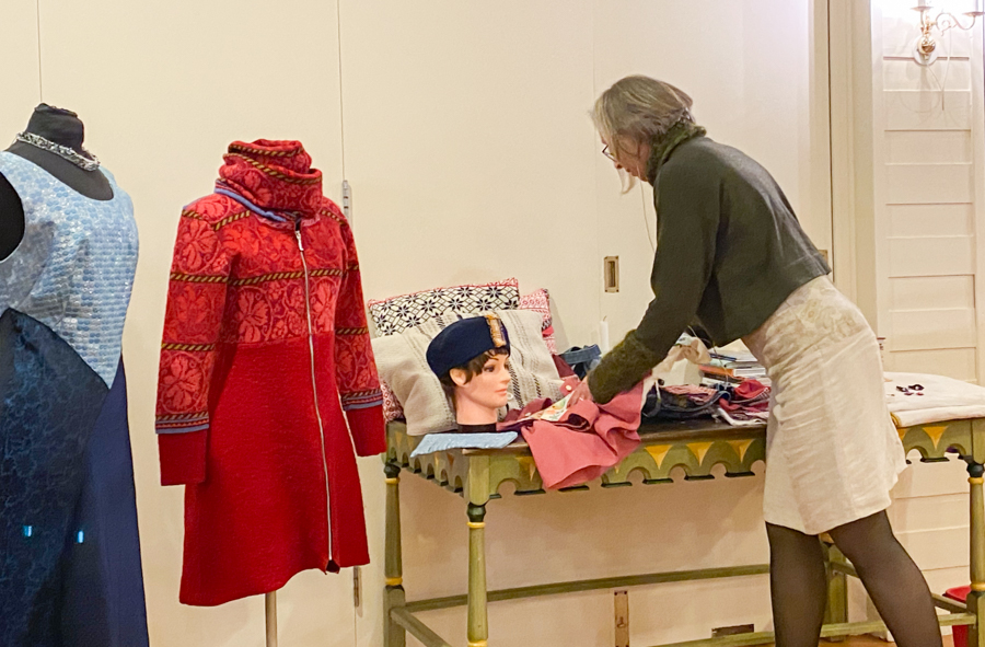 Inger Nelly Skoge hadde temakveld om redesign og gjenbruk