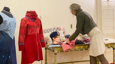 Inger Nelly Skoge hadde temakveld om redesign og gjenbruk