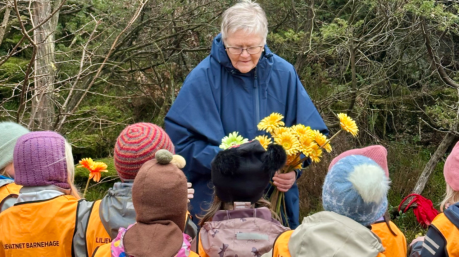 Påskevandringar med barnehagane