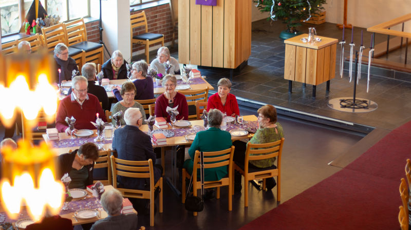 Starta adventstida med fellesskap