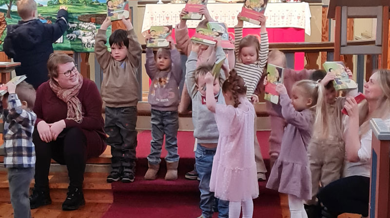 Heile kyrkja på leit etter Krølle