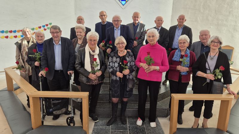 Konfirmantjubileum for 50- og 70 årskonfirmantar