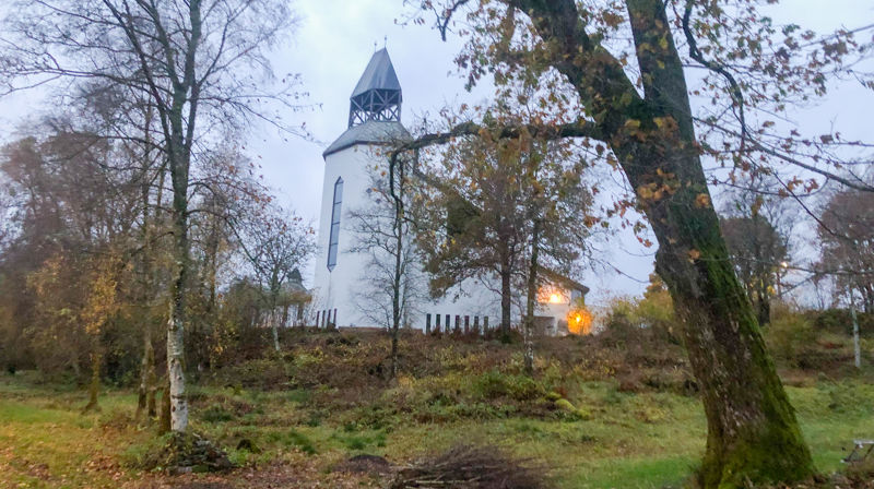 Kyrkjepark i Klokkarvik