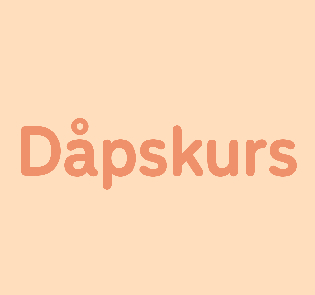 Dåpssamtale og dåpskurs