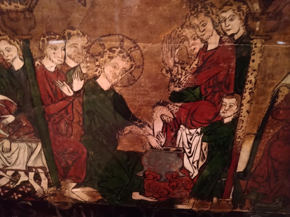 Parti frå altartavla i Volbu kyrkje. Foto: Eli Vatn