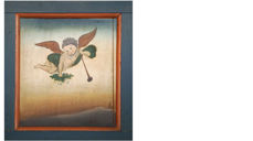 Engel frå alteret i Volbu kyrkje Foto: Saskia Aleida Van Veen