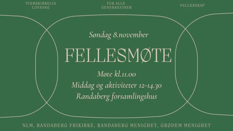 Fellesmøte 8.november