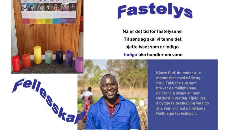 Fastelysene er nå satt ut i kirkene