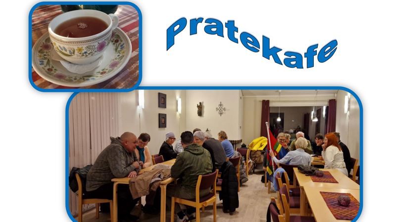 Pratekafe i Ekholt kirkes peisestue torsdag 8.mai kl. 18.00