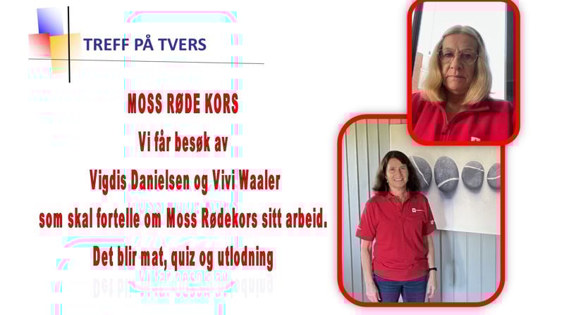 Treff på tvers torsdag 5.okt. kl. 12.00 i Ekholt kirke