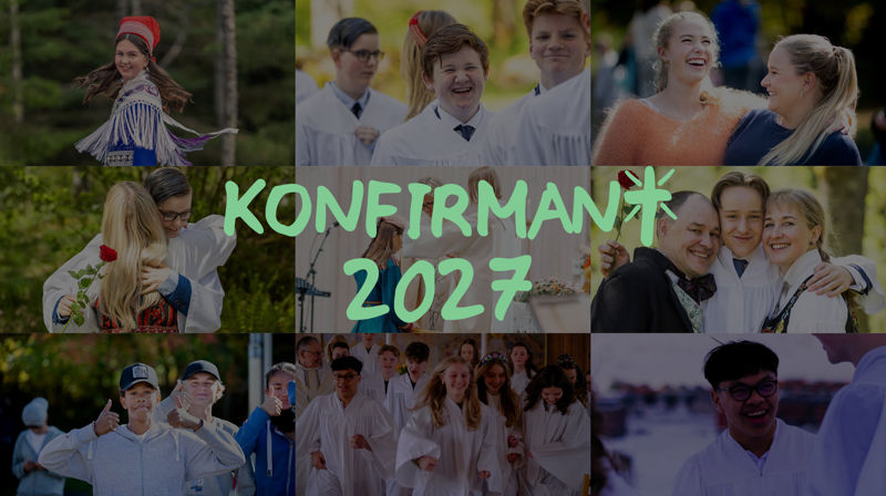 Påmelding til konfirmasjon i 2027 er åpnet