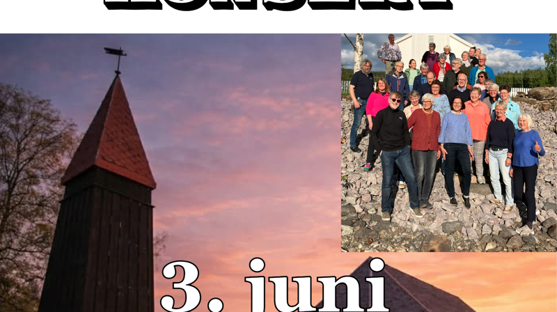 Velkommen til sommerkonsert med Søndre Land kirkekor