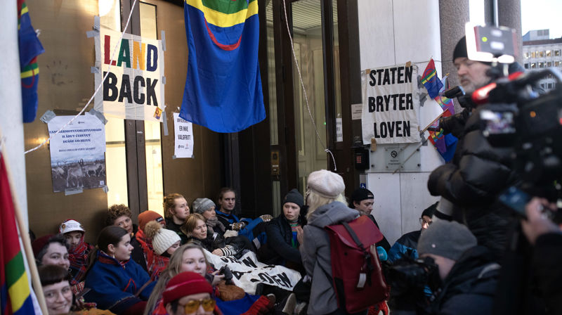 Fosen-aksjonen ved OED, Foto: Natur og Ungdom