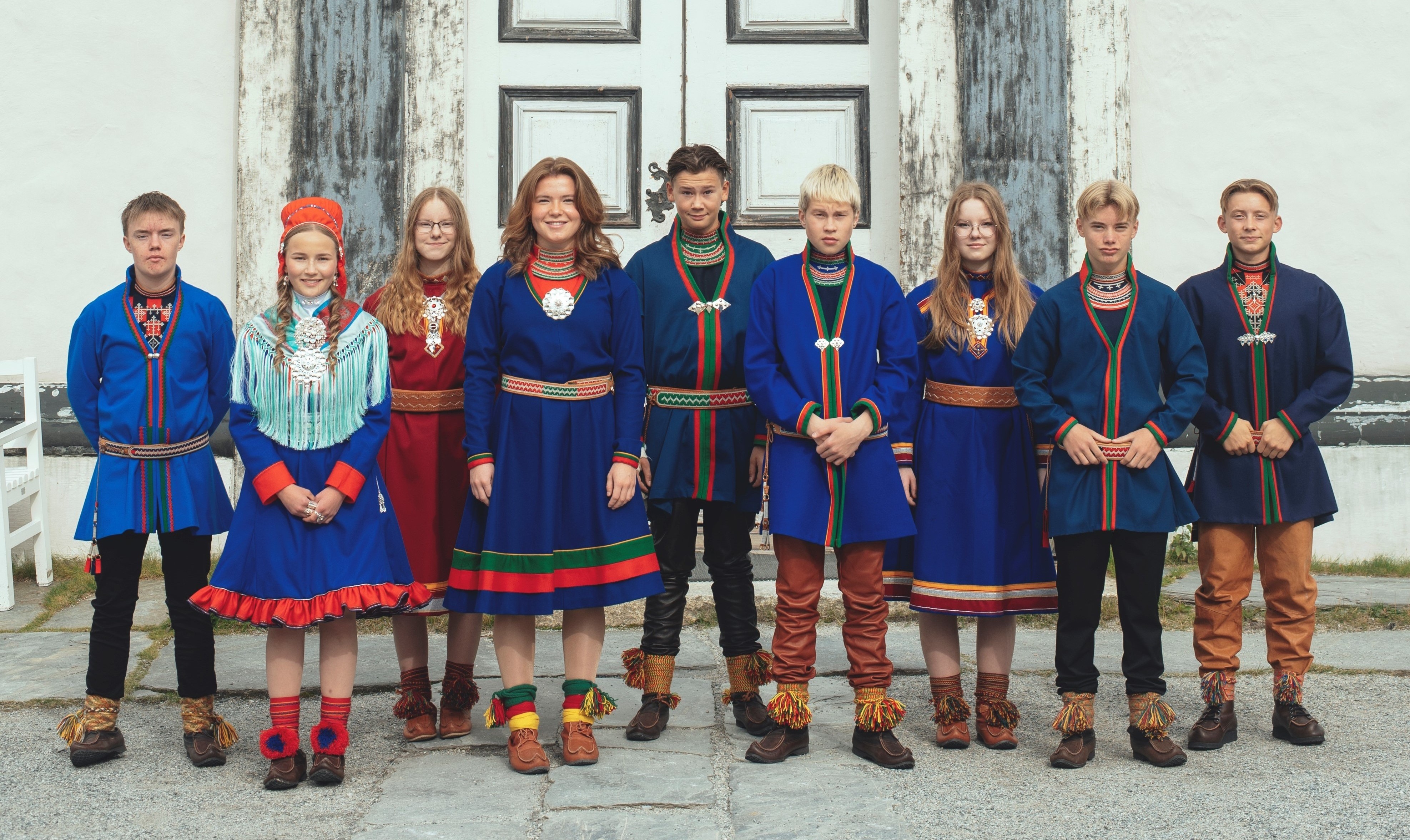 Konfirmanter i Saemien Åålmege i 2023, Røros/Plassje. Foto: Julia Fjellheim