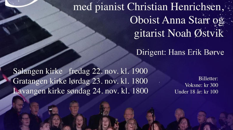 Akustisk julekonsert med Kjølenkoret, Makaus og Vårkvad