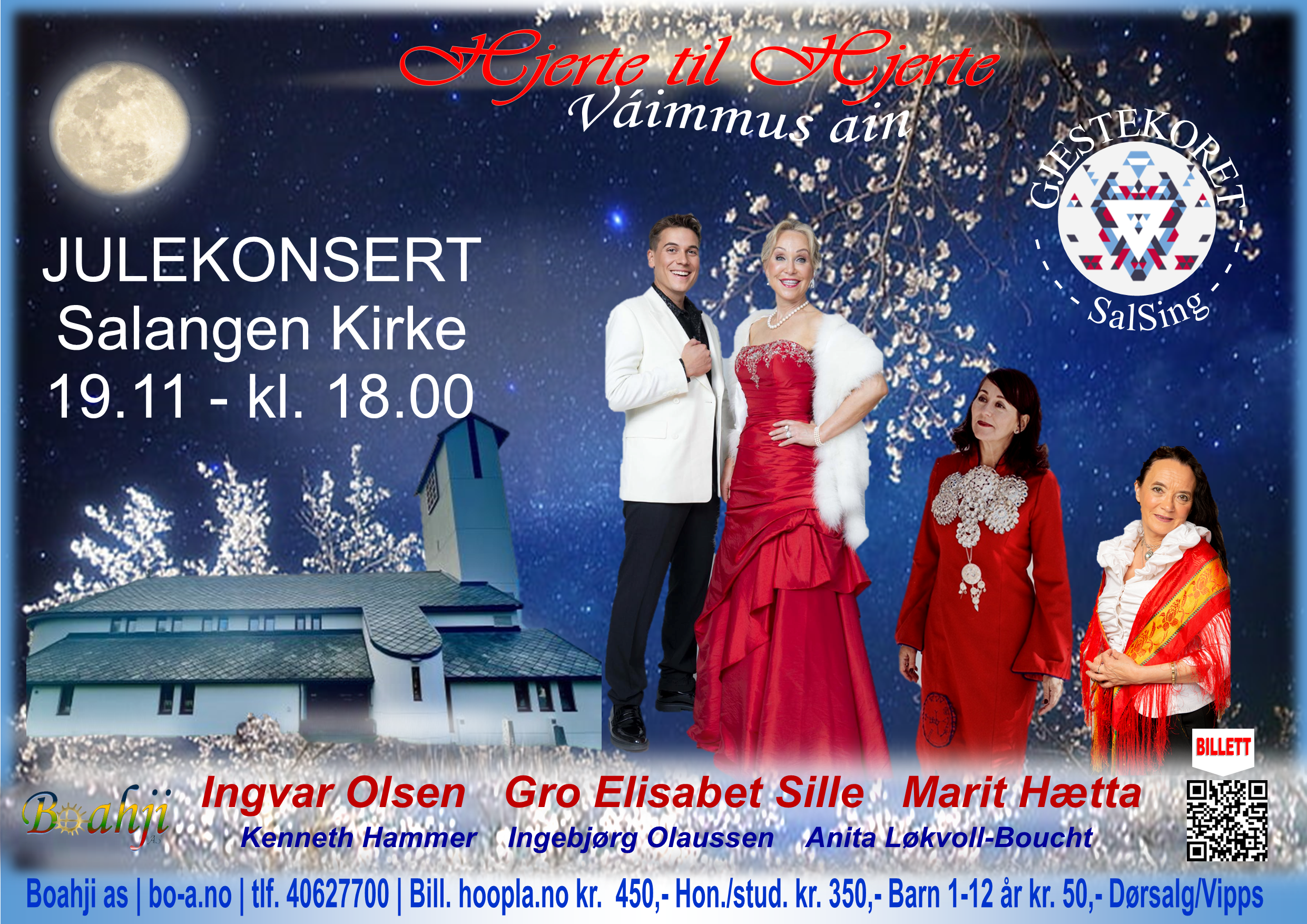 Julekonsert Hjerte til hjerte