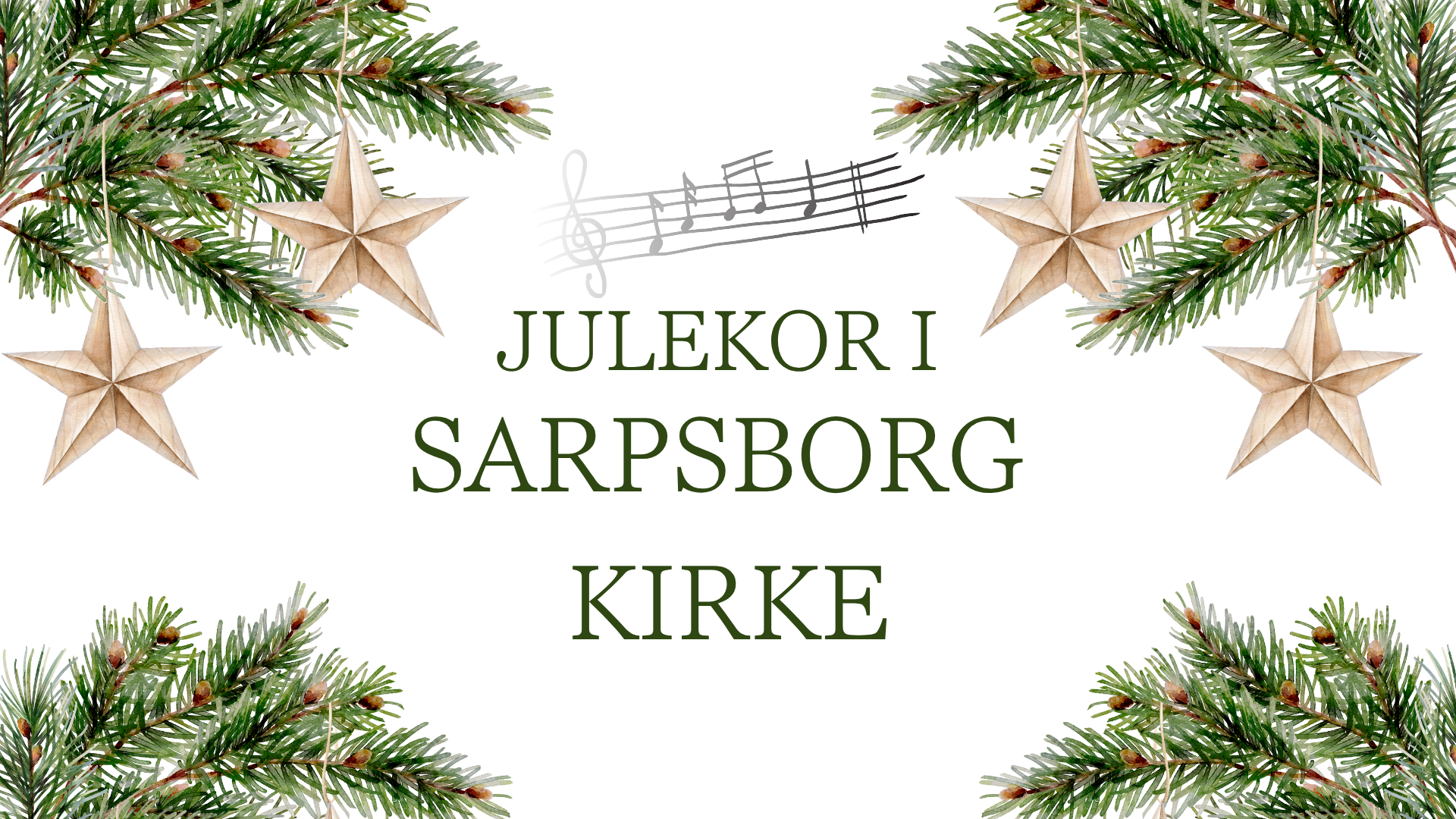 Er du glad i å synge? Bli med å synge i Sarpsborg kirke 1. juledag! 