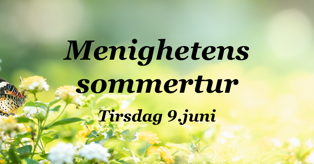 Bli med på menighetens sommertur!