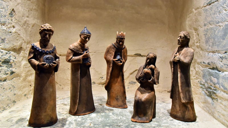 Ny julekrybbe i Skaun kirke