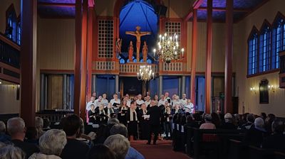 En kveld fylt med sang i Børsa kirke