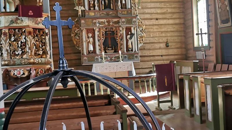 Velkommen til fellessamling i Bagn kyrkje under Kong Harald Vs gravferd