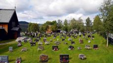 Deler av kirkegården, Hedalen