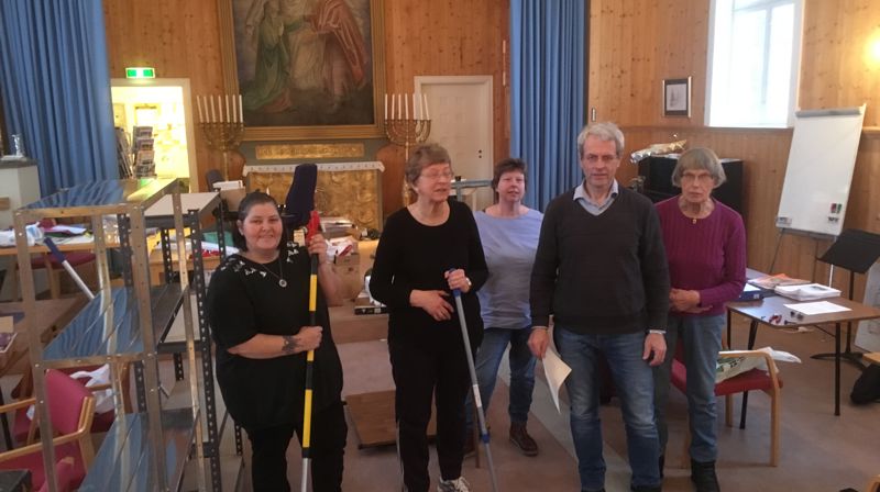 Rundvask i kapellet