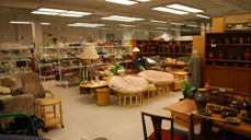 Utvalget i bruktbutikken