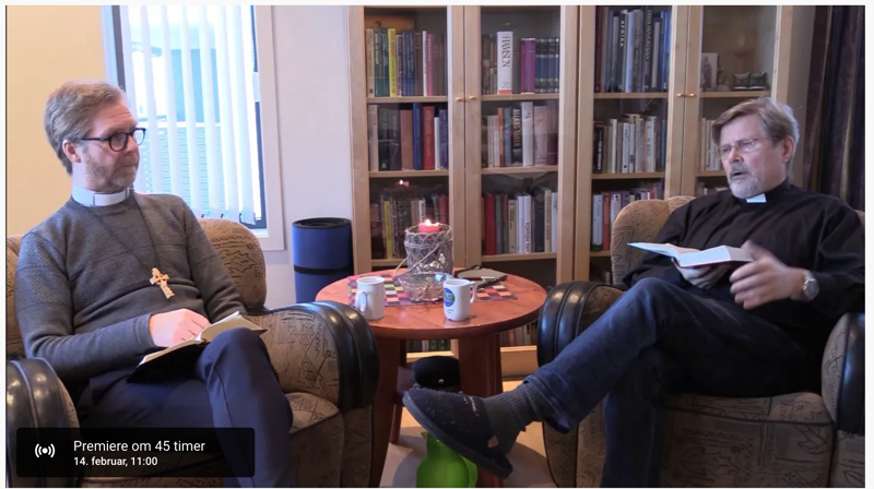 Øystein og Jan i samtale.