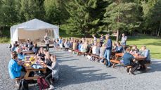 Bilte frå ei konfirmant samling på Langemyra i 2017