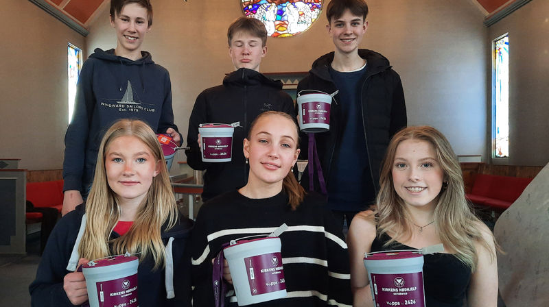 Øverst frå venstre: Magnus Bakken Fylling, Sivert Lausund Urkedal, Emrik Østrem Vartdal Nedst frå venstre: Vilde Mari Uri Tønnesen, Madelen Midtgaard, Emma Svensson Aarseth