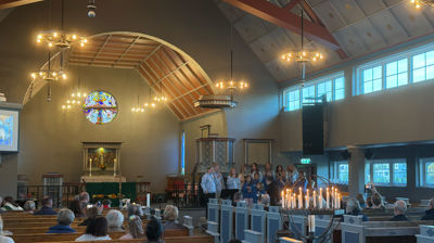Heil-gudsteneste i Langevåg kyrkje 30. september, med innslag frå barnekora Blessing og BigBless.