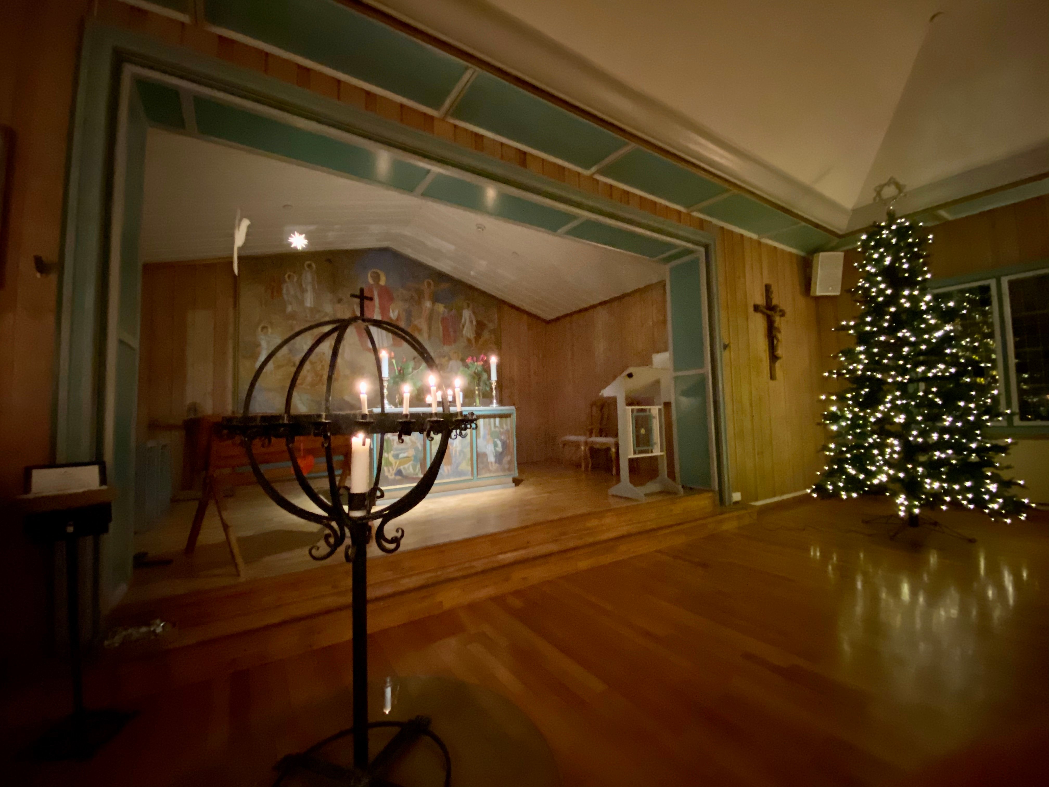 Jul i Svalbard Kirke, foto: Jovna Z. Dunfjell