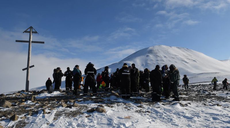 Påskegudstjeneste på Vindodden, foto Hilde Røsvik