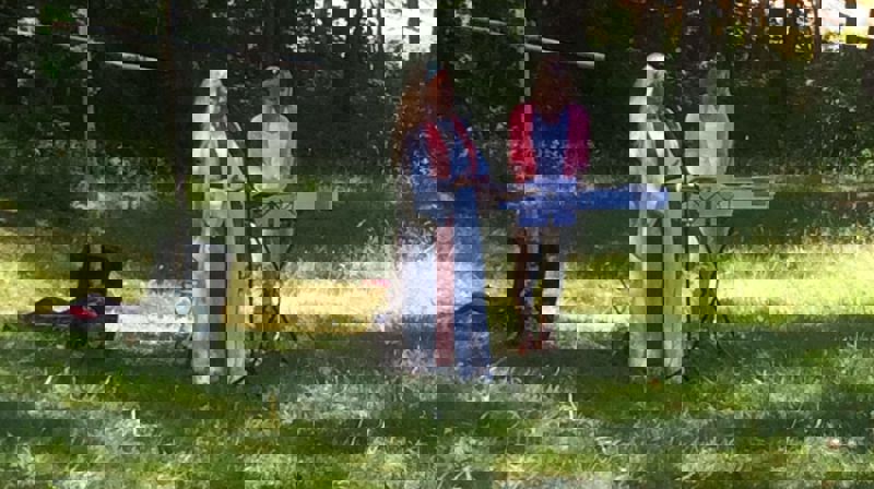 Flott friluftsgudstjeneste på Blindsand