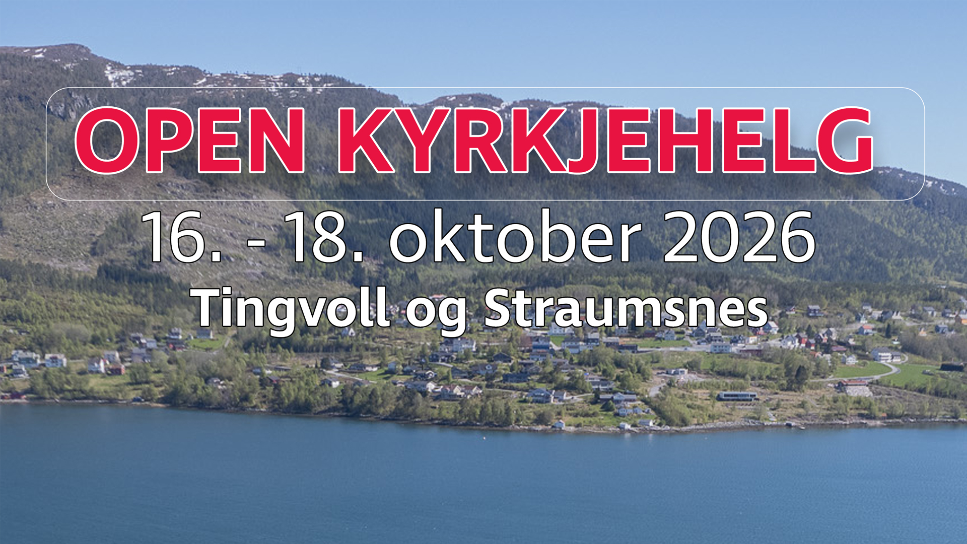 Open kyrkjehelg 2026