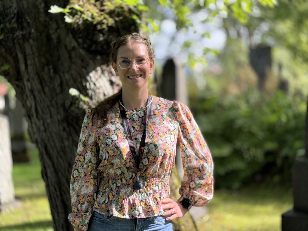 Rita Azar Lossius er ansatt som frivillighetskoordinator. Foto: Kirka i Trondheim/Yngvil Bjellaanes
