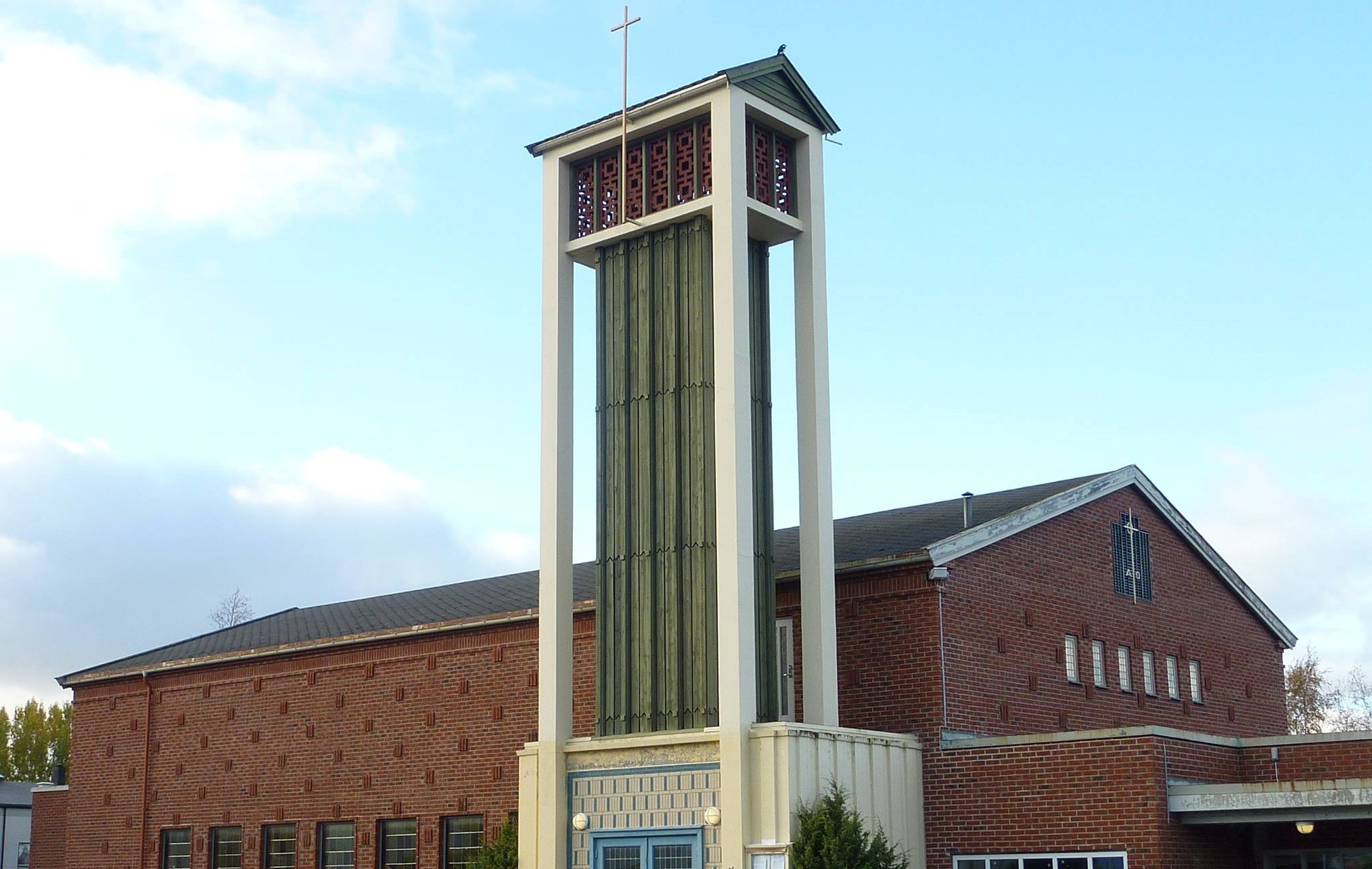 Charlottenlund kirke slik den er i dag. Foto: kirken.no