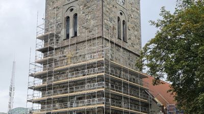 Rehabilitering av tårnet i Vår Frue kirke